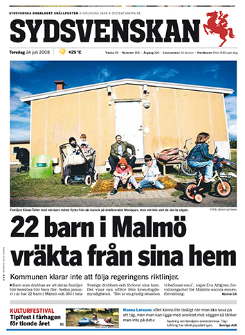22 barn vräkta
